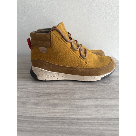 Chaco JCH108316 Tan Brown Women’s Boots Booties Waterproof Wool Sz 11 - Picture 1 of 12